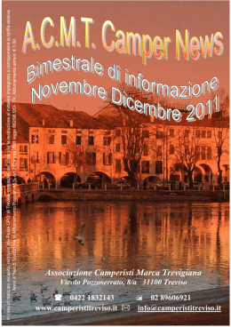 nov dic pag sequ 2011 - Associazione Camperisti della Marca