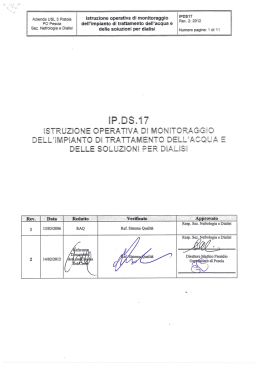 IP.DS.17 - Azienda USL 3 Pistoia