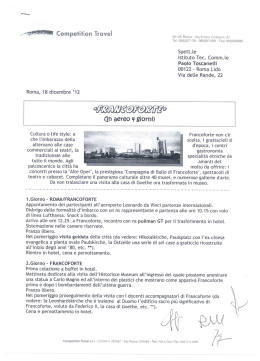 Spett.le Istituto Tec. Comm.le Paolo Toscanelli