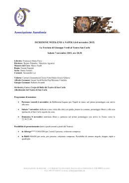 Info e Formulario - Aurofonie Associazione