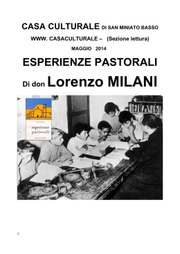 don milani - maggio 2014 - Casa Culturale San Miniato Basso
