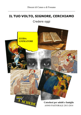 il tuo volto, signore, cerchiamo