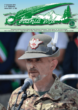 Settembre 2011 - Sezioni Pinerolo