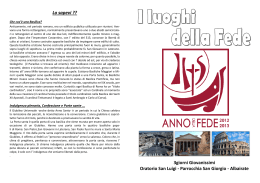 Libretto Roma 2013 - Parrocchia di Albairate