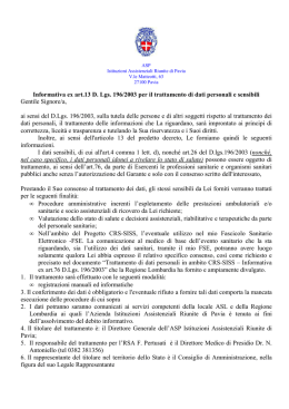 Scarica il modello per la domanda