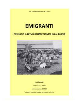 emigranti - Cantone Ticino