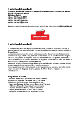 Il salotto del marted&igrave; Il salotto del marted&igrave;