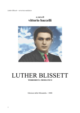 Luther Blissett - Vittorio Baccelli