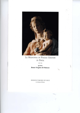 LA MADONNA DI PIAZZA GRANDE IN PAVIA
