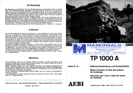 ZUr Beachtung - Maskinsalg AS