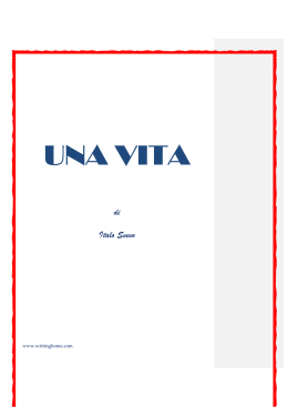 UNA VITA - WritingsHome