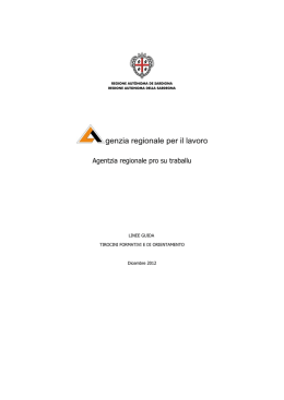 Linee guida [file] - Regione Autonoma della Sardegna