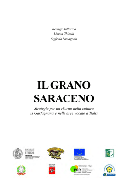il grano saraceno - DISPAA - Università degli Studi di Firenze