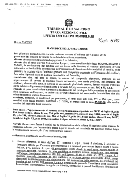 Ordinanza - Aste Giudiziarie Salerno