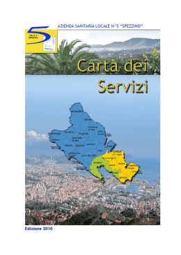 Edizione 2010 - Asl 5 Spezzino