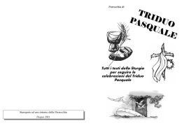 triduo pasquale