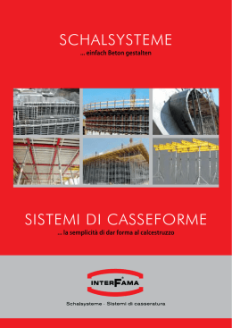 schalsysteme sistemi di casseforme