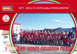 Team isonzo ciclisTica pieris