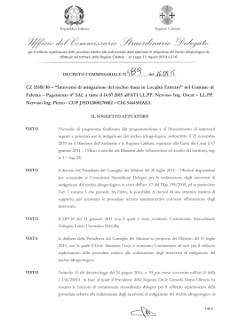 DECRETO COMMISSARIALE N.`i 861 del /{&O`i. iÎ