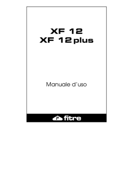 Manuale d`uso - FITRE SpA
