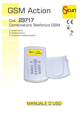 23717 GSM Action istruzioni.indd