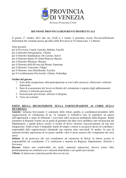 010 verbale 17_10_2012 - Protezione Civile Provincia di Venezia