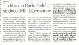 Un libro su Carlo Fedeli, sindaco della