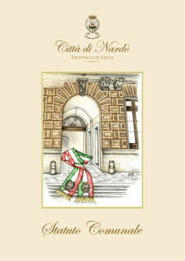 Statuto del Comune di Nard&ograve;744.99 KB