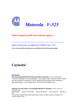 Motorola V-525 - Elio Antonucci`s Home Page