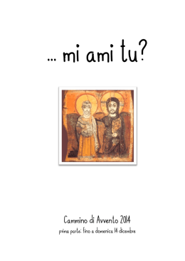 Cammino di Avvento 2014
