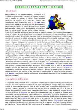 NOVENA DI NATALE PER I BAMBINI