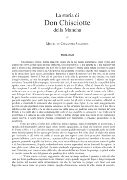 La storia di Don Chisciotte della Mancha - stampe
