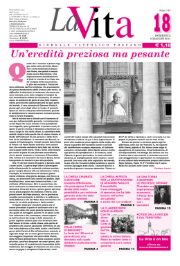 Un`eredit&agrave; preziosa ma pesante