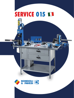 service 015 - Bondioli & Pavesi