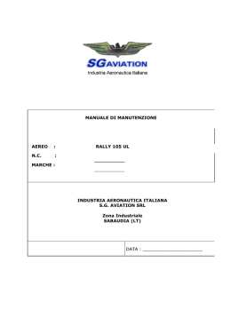 manuale di manutenzione