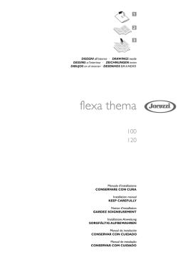 Manuale d`installazione CONSERVARE CON CURA DISEGNI all