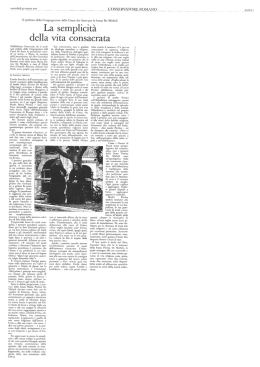 OSSERVATORE ROMANO 30 marzo 2011