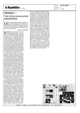 24 settembre 2009, La Repubblica