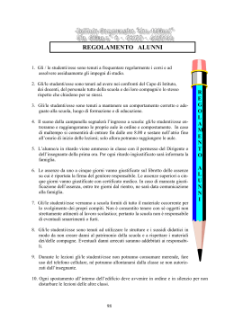 regolamento alunni - I.C. Don Milani Latina
