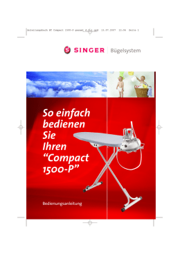 Anleitungsbuch BT Compact 1500