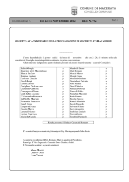 Testo atto - Comune di Macerata