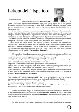 Lettera dell``Ispettore
