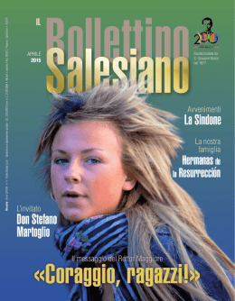 Scarica il BS in formato PDF - Bollettino Salesiano