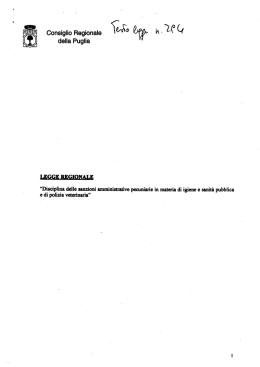 testo legge - Consiglio Regionale della Puglia