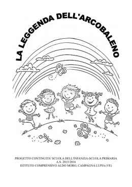 libretto leggenda arcobaleno - Istituto Comprensivo Aldo Moro
