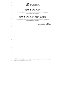Manuale Italiano Nav-Station 6