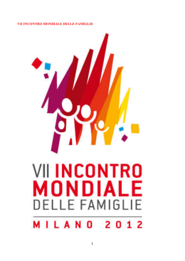 VII incontro famiglie - CISL Belluno Treviso