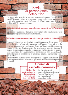 libretto rsu2011 - Consorzio Smaltimento RSU