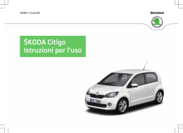 &Scaron;KODA Citigo Istruzioni per l`uso