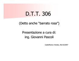 Rilascio DTT 306 x stampa